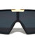 Star Hinge Accent One Piece Shield Lens Wholesale Sunglasses