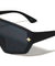 Star Hinge Accent One Piece Shield Lens Wholesale Sunglasses