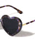 Heart Shape Cylinder Temple Fashion Wholesale Sunglasses