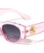 Flower Temple Accent Fashion Cat Eye Wholesale Sunglasses