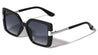 Cylinder Hinge Accent Fashion Squared Butterfly Wholesale Sunglasses