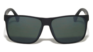 Block Hinge Accent Oversized Rectangle Wholesale Sunglasses