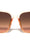Heart Temple Cutout Fashion Squared Wholesale Sunglasses