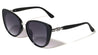 Oval Hinge Accent Fashion Oversized Cat Eye Wholesale Sunglasses