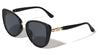 Oval Hinge Accent Fashion Oversized Cat Eye Wholesale Sunglasses