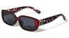 Crystal Color Temple Pattern Fashion Rectangle Butterfly Wholesale Sunglasses