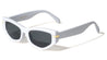 Side Frame Gold Accent Fashion Geometric Cat Eye Wholesale Sunglasses