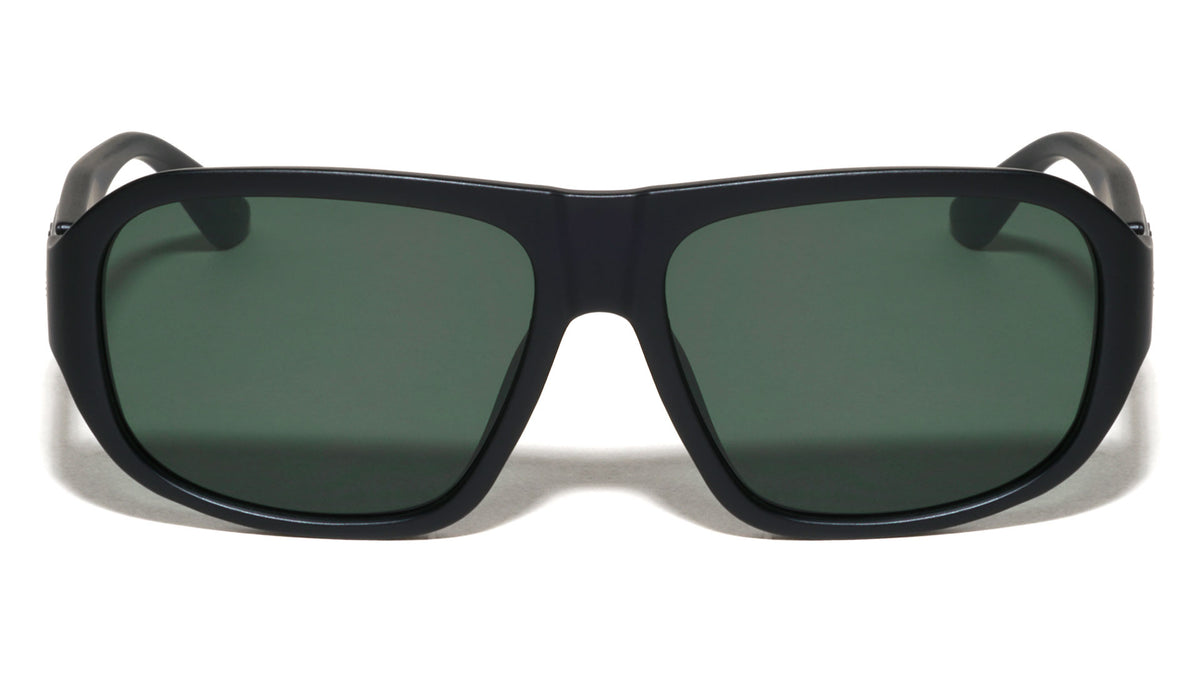 Art Deco Hinge Accent Modern Squared Aviators Wholesale Sunglasses