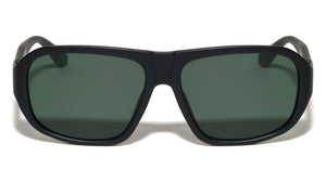 Art Deco Hinge Accent Modern Squared Aviators Wholesale Sunglasses