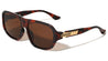 Art Deco Hinge Accent Modern Squared Aviators Wholesale Sunglasses