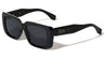 Art Deco Temple Accent Modern Rectangle Wholesale Sunglasses