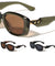 Art Deco Hinge Temple Stud Accent Fashion Butterfly Wholesale Sunglasses
