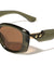 Art Deco Hinge Temple Stud Accent Fashion Butterfly Wholesale Sunglasses