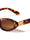 Wavy Line Hinge Accent Fashion Retro Oval Cat Eye Wholesale Sunglasses