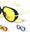 Color Lens Side Frame Shield Fashion Butterfly Wholesale Sunglasses