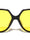 Color Lens Side Frame Shield Fashion Butterfly Wholesale Sunglasses