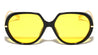 Color Lens Side Frame Shield Fashion Butterfly Wholesale Sunglasses