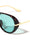Color Lens Side Frame Shield Fashion Butterfly Wholesale Sunglasses