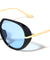 Color Lens Side Frame Shield Fashion Butterfly Wholesale Sunglasses