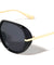Color Lens Side Frame Shield Fashion Butterfly Wholesale Sunglasses