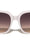 Line Pattern Temple Accent Oversized Squared Butterfly Wholesale Sunglasses