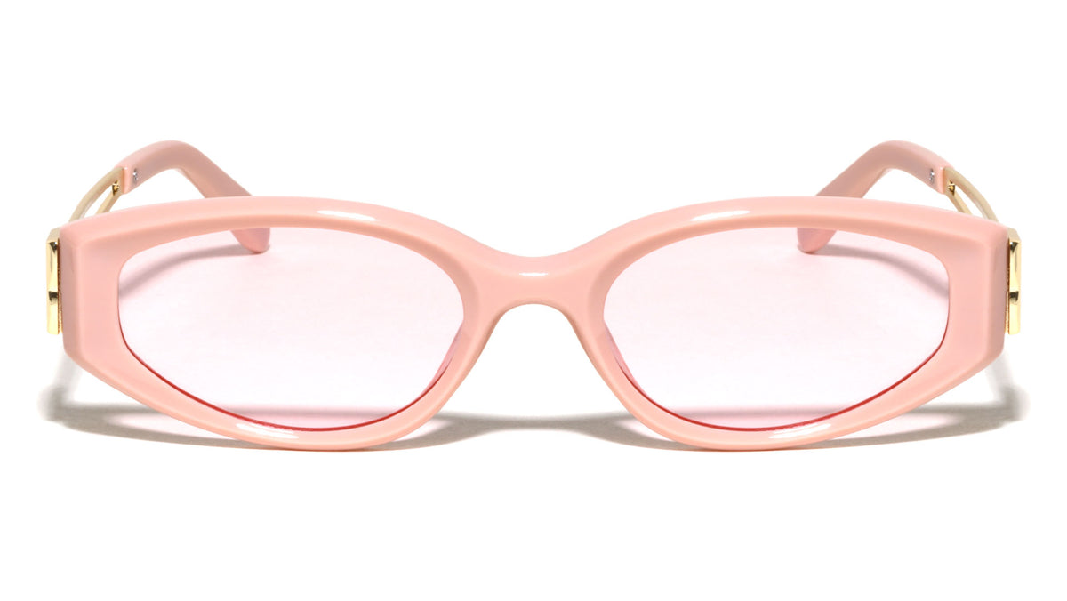 Geometric Hinge Accent Fashion Wide Butterfly Wholesale Sunglasses