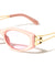 Geometric Hinge Accent Fashion Wide Butterfly Wholesale Sunglasses