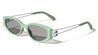 Geometric Hinge Accent Fashion Wide Butterfly Wholesale Sunglasses