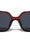 Glitter Temple Accent Fashion Squared Butterfly Wholesale Sunglasses