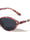 Pearl Temple Accent Retro Fashion Oval Wholesale Sunglasses