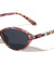 Pearl Temple Accent Retro Fashion Oval Wholesale Sunglasses