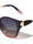 Leaf Shape Temple Accent Fashion Oversized Cat Eye Wholesale Sunglasses