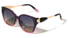 Leaf Shape Temple Accent Fashion Oversized Cat Eye Wholesale Sunglasses
