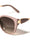 Leaf Shape Temple Accent Fashion Oversized Cat Eye Wholesale Sunglasses