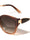 Leaf Shape Temple Accent Fashion Oversized Cat Eye Wholesale Sunglasses