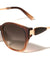 Leaf Shape Temple Accent Fashion Oversized Cat Eye Wholesale Sunglasses