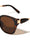 Leaf Shape Temple Accent Fashion Oversized Cat Eye Wholesale Sunglasses
