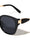 Leaf Shape Temple Accent Fashion Oversized Cat Eye Wholesale Sunglasses