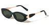 Leaf Shape Temple Accent Fashion Oval Cat Eye Wholesale Sunglasses