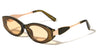 Leaf Shape Temple Accent Fashion Oval Cat Eye Wholesale Sunglasses