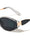 Leaf Shape Temple Accent Fashion Oval Cat Eye Wholesale Sunglasses