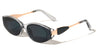 Leaf Shape Temple Accent Fashion Oval Cat Eye Wholesale Sunglasses