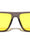 Art Deco Temple Accent Flat Top Square Wholesale Sunglasses
