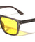 Art Deco Temple Accent Flat Top Square Wholesale Sunglasses