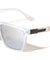 Art Deco Temple Accent Flat Top Square Wholesale Sunglasses