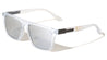 Art Deco Temple Accent Flat Top Square Wholesale Sunglasses