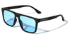 Art Deco Temple Accent Flat Top Square Wholesale Sunglasses