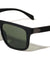 Soft Rubber Coating Geometric Hinge Accent Square Wholesale Sunglasses