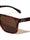 Soft Rubber Coating Geometric Hinge Accent Square Wholesale Sunglasses