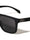 Soft Rubber Coating Geometric Hinge Accent Square Wholesale Sunglasses